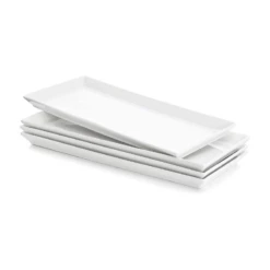 Sweese Elegant Shop 34 Budget ๐ Sweese 13.8 Inch Rectangular Porcelain Serving Trays ๐