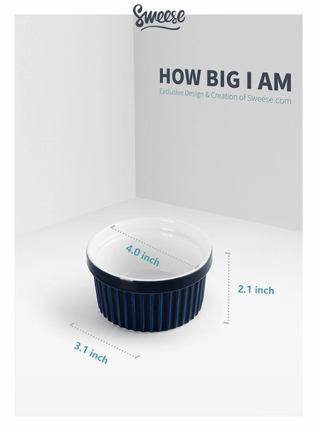 Discount 🎉 Sweese 8 Ounce Souffle Dish, Set of 4 😉 5 Discount 🎉 Sweese 8 Ounce Souffle Dish, Set of 4 😉 - Image 5