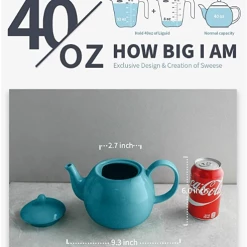 Top 10 ✔️ Sweese 40 Ounces Porcelain Teapot 🌟 12 Top 10 ✔️ Sweese 40 Ounces Porcelain Teapot 🌟 -SWEESE Shop 20200417115844 5e01610d 7c27 46a0 aced 242989950e5e