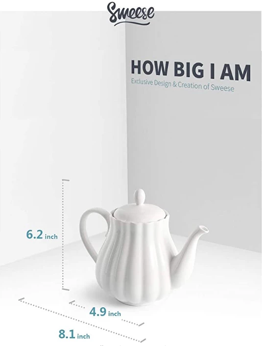 Best reviews of 💯 Sweese Pumpkin Porcelain Teapot 🎁 5 Best reviews of 💯 Sweese Pumpkin Porcelain Teapot 🎁 - Image 5