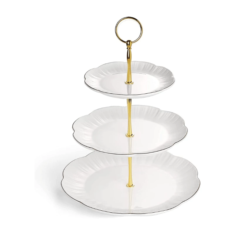 Promo 🔥 Sweese 3 Tier Floral Cupcake Stand 🎁 1 Promo 🔥 Sweese 3 Tier Floral Cupcake Stand 🎁