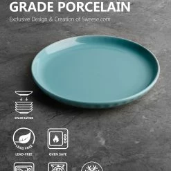 Cheap 💯 Sweese Hot Assorted Fluted Round Porcelain Plates 👏 -SWEESE Shop 43894e0c3e2081f9c7147c7afce24147