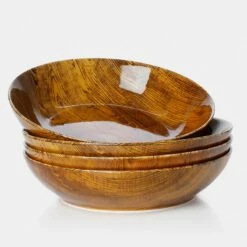 Best Pirce 😍 Sweese Woodgrain Porcelain Pasta Bowls 😍