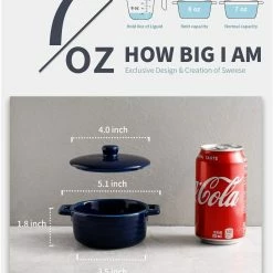 Best deal 🌟 Sweese Round Mini Casserole Dish with Lid 🔔 -SWEESE Shop 61QPthXqaiL. AC SL1500 101c2d5d 8b9a 4bfd a9db 689625cb658d