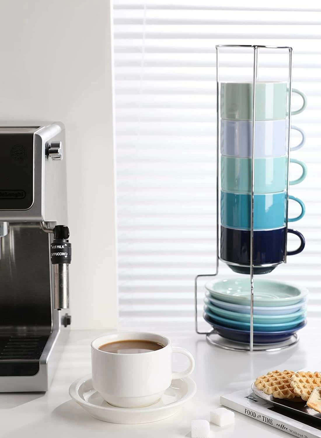 Best reviews of ๐ Sweese Porcelain Stackable Coffee Cups with Saucers and Metal Stand ๐ 4 Best reviews of ๐ Sweese Porcelain Stackable Coffee Cups with Saucers and Metal Stand ๐ - Image 4