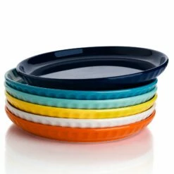 Cheap 💯 Sweese Hot Assorted Fluted Round Porcelain Plates 👏 -SWEESE Shop 6 3cfd079d 803d 4fd8 9daf 72a8ee35dfc4