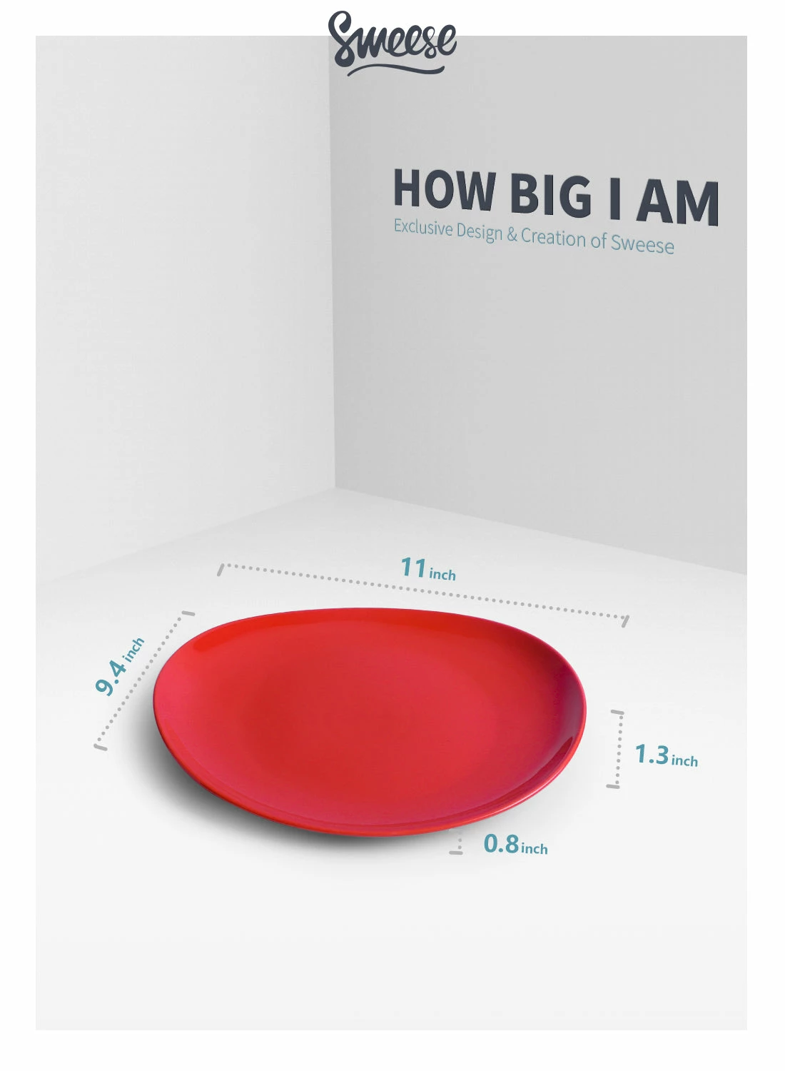 Best reviews of ๐ Sweese Red Curved Porcelain Plates ๐ 4 Best reviews of ๐ Sweese Red Curved Porcelain Plates ๐ - Image 4