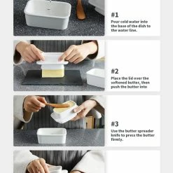 Coupon ⌛ Sweese White French Butter Keeper Crock 😉 -SWEESE Shop 71K5Bnas0fL. AC SL1500