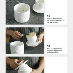 Deals 😀 New Porcelain Sweese Butter Crock ❤️ -SWEESE Shop 71z8oyOVGKL. AC SL1500 0f5b5832 5b0d 43c1 8ddc b8ec0bd7146f