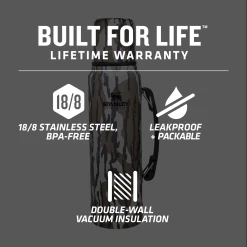 New 😉 Stanley Heritage Classic Bottle | Bottomland | 1.1 QT 🔥 -SWEESE Shop B2B Web PNG STAN 1 1QT HERITAGE VAC BTL Bottomland PT01