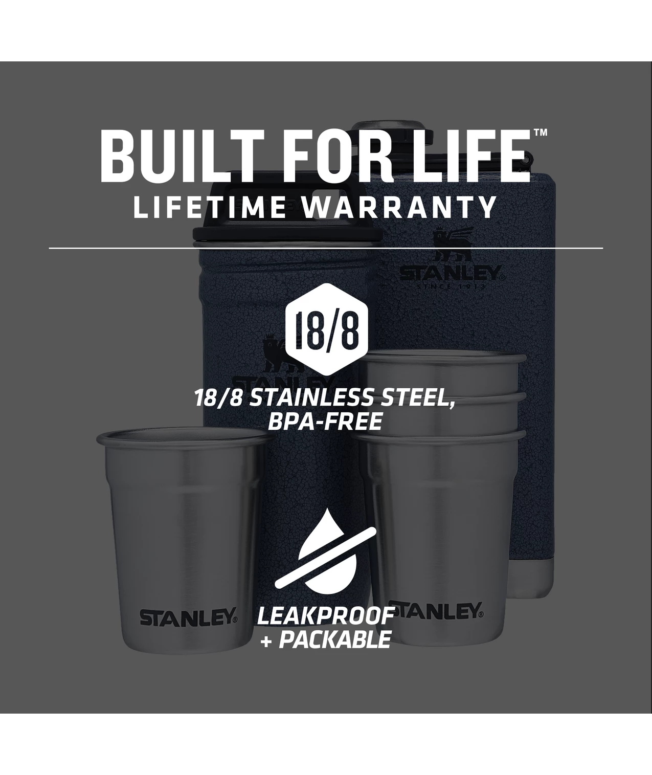 Budget 💯 Stanley Adventure Pre-Party Shot Glass + Flask Set 😍 4 Budget 💯 Stanley Adventure Pre-Party Shot Glass + Flask Set 😍 - Image 4