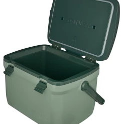 Coupon 🔥 Stanley Adventure Easy Carry Outdoor Cooler | 16 QT 🧨 -SWEESE Shop B2B Web PNG The Easy Carry Outdoor Cooler 16QT Stanley Green Hero Open