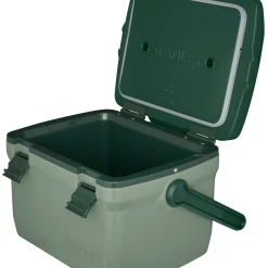 New ⌛ Stanley Adventure Easy Carry Lunch Cooler | 7 QT ✨ -SWEESE Shop B2B Web PNG The Easy Carry Outdoor Cooler 7QT Stanley Green Hero Open