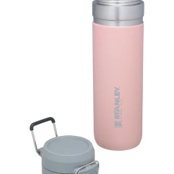 Hot Sale 🛒 Stanley 1913 The Quick Flip Go Bottle | 24 OZ 🔔 -SWEESE Shop B2B Web PNG The GO Quick Flip Water Bottle Blush 24oz Exploded