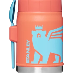 Outlet 🤩 Stanley The Wild Imagination Food Jar + Spork | 14 OZ 💯 -SWEESE Shop B2B Web PNG The Heritage Vacuum Food Jar 14oz Grapefruit Front copy