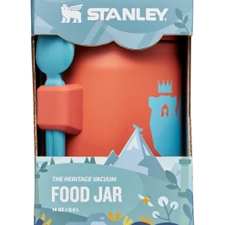 Outlet 🤩 Stanley The Wild Imagination Food Jar + Spork | 14 OZ 💯 -SWEESE Shop B2B Web PNG The Heritage Vacuum Food Jar 14oz Packaging 2 Front
