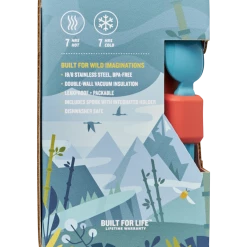 Outlet 🤩 Stanley The Wild Imagination Food Jar + Spork | 14 OZ 💯 -SWEESE Shop B2B Web PNG The Heritage Vacuum Food Jar 14oz Packaging 5 Left Side