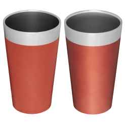 Brand new 🛒 Stanley Adventure Stacking Beer Pint Set | 16 OZ 👍 -SWEESE Shop B2B Web PNG The Stacking Pint Set 16OZ Cinnamon Cinnamon Glow Hero Back