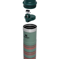 Promo 😉 Stanley The Vintage Loom Trigger-Action Travel Mug | 20 OZ ✨ 11 Promo 😉 Stanley The Vintage Loom Trigger-Action Travel Mug | 20 OZ ✨ -SWEESE Shop B2B Web PNG The Trigger Action Travel Mug 20OZ Heritage Stripe Exploded