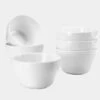 Discount 💯 Sweese White Bouillon Porcelain Bowls 👏