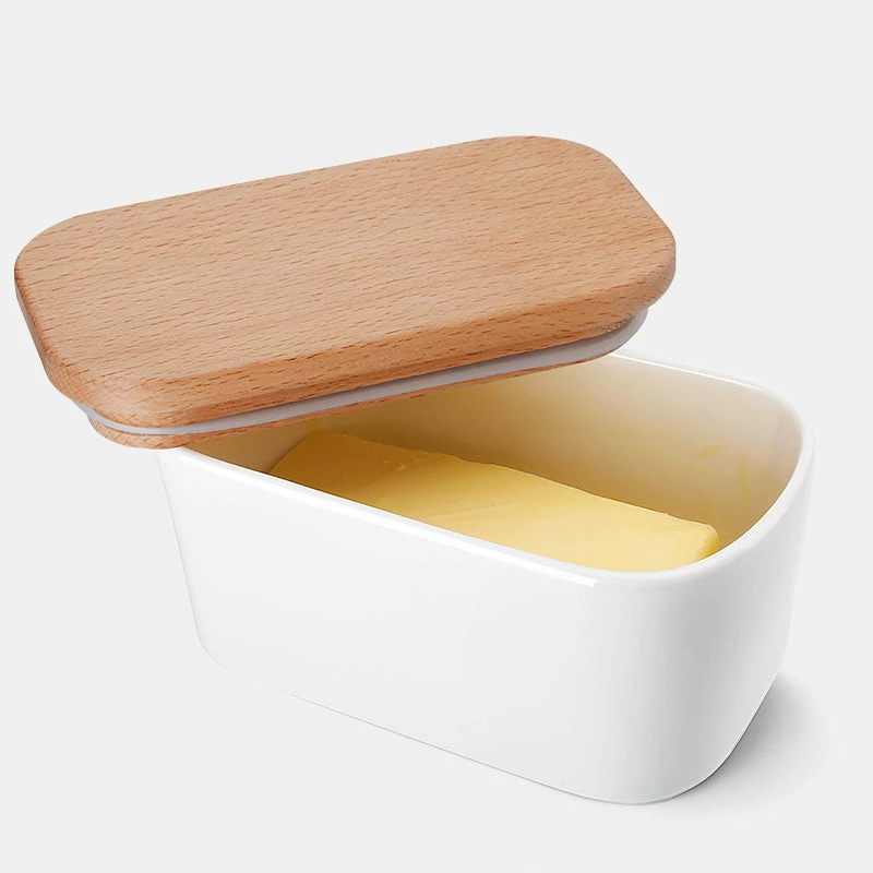 Wholesale 🔥 Sweese Airtight Butter Dish with Beechwood Lid ⌛ 1 Wholesale 🔥 Sweese Airtight Butter Dish with Beechwood Lid ⌛