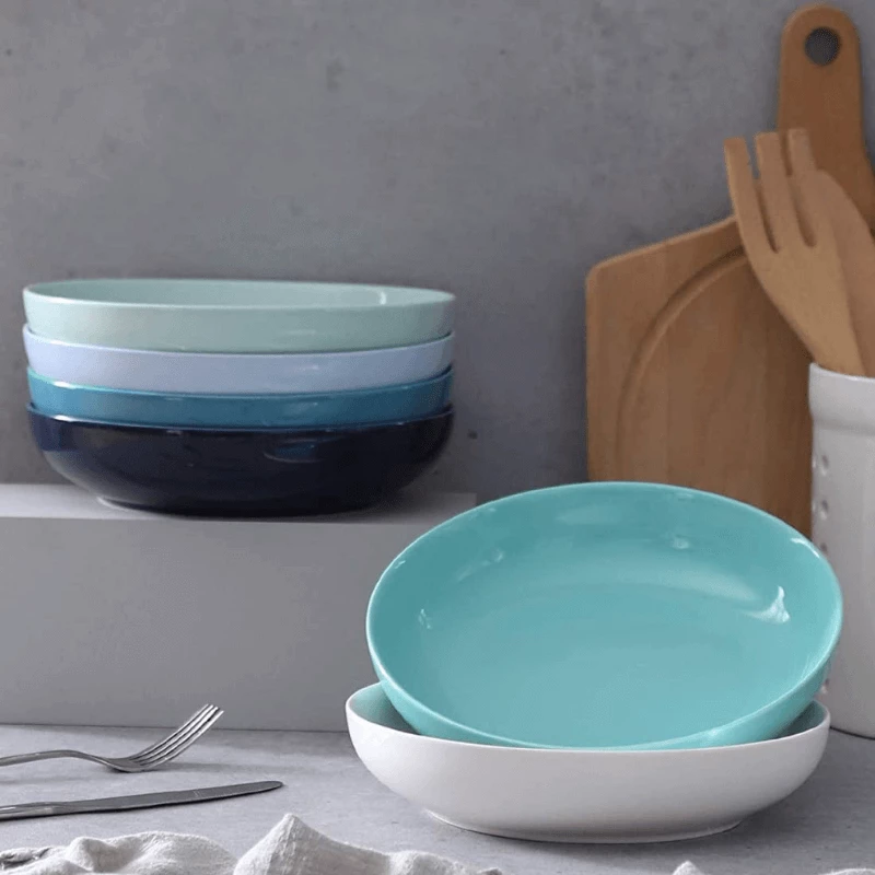 Outlet π Sweese Blue Assorted Porcelain Pasta Bowls π₯° 2 Outlet π Sweese Blue Assorted Porcelain Pasta Bowls π₯° - Image 2