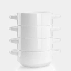 Wholesale 😍 Sweese Porcelain Soup Bowls with Handles 🔔 -SWEESE Shop Lug soup bowl