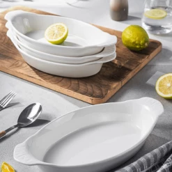 Buy 🌟 Sweese Porcelain Oval Au Gratin Pans 🥰 -SWEESE Shop OvalAuGratinPans 5