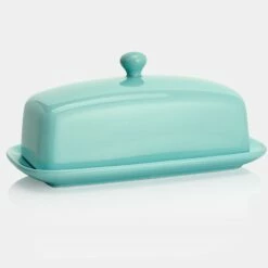 Outlet ⭐ Sweese Porcelain Rectangle Butter Dish with Lid ✔️
