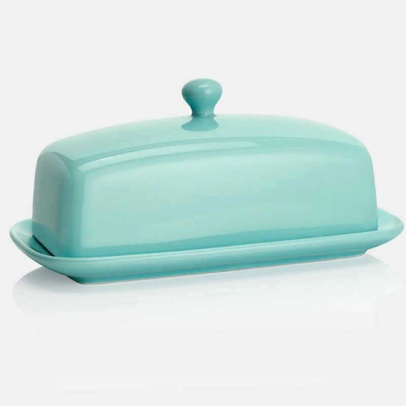 Outlet ⭐ Sweese Porcelain Rectangle Butter Dish with Lid ✔️ 1 Outlet ⭐ Sweese Porcelain Rectangle Butter Dish with Lid ✔️