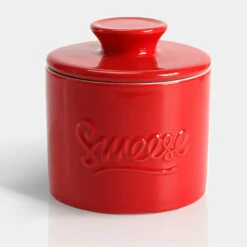 Best Pirce 😍 Sweese Porcelain Butter Keeper, Red 😉