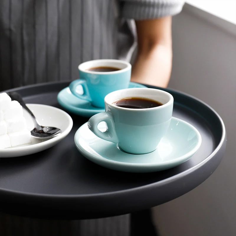 Buy 🛒 Sweese Porcelain Coffee Cups with Saucers 🛒 - Image 3