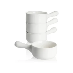 Coupon ๐ Sweese Porcelain Soup Bowls with Handles ๐
