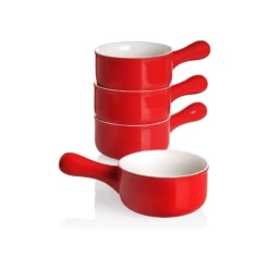 Coupon 😉 Sweese Porcelain Soup Bowls with Handles 👍 -SWEESE Shop SoupBowlswithHandle 4