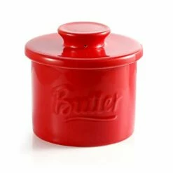 Deals 😀 New Porcelain Sweese Butter Crock ❤️ -SWEESE Shop buttercrockred
