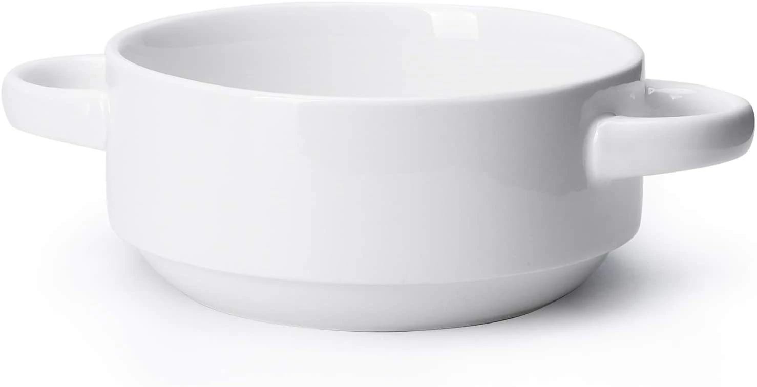New 😉 Sweese Porcelain Bowls With Handles 🔥 1 New 😉 Sweese Porcelain Bowls With Handles 🔥