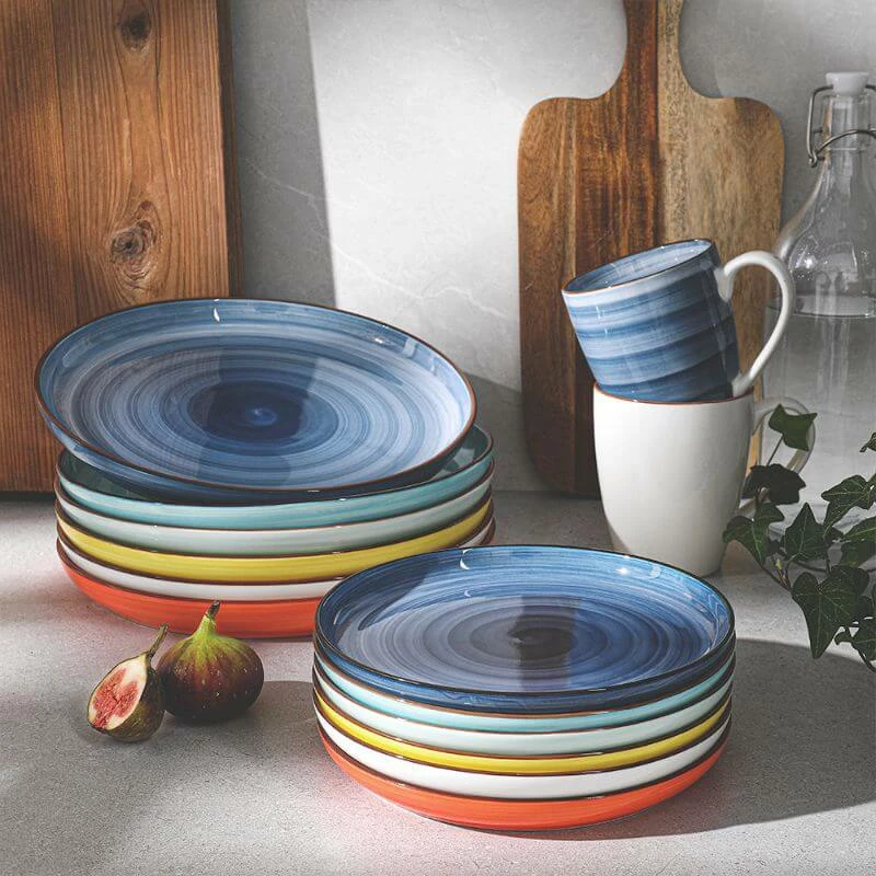 Discount 👍 Sweese Hot Gradient Porcelain Plates 😉 2 Discount 👍 Sweese Hot Gradient Porcelain Plates 😉 - Image 2