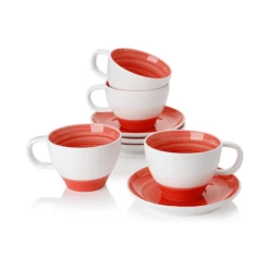 Cheap ✔️ Sweese Gradient Tea Cups and Saucers ✨ -SWEESE Shop ceramicteacupsandsaucers 2