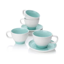 Cheap ✔️ Sweese Gradient Tea Cups and Saucers ✨ -SWEESE Shop ceramicteacupsandsaucers 3