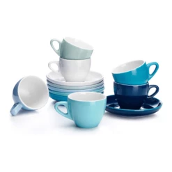 Coupon 🔔 Sweese 4 Ounce Coffee Cups with Saucers 🛒