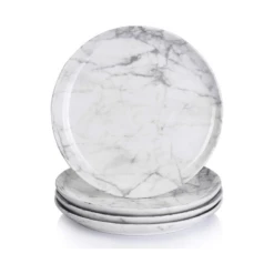 Best deal ๐ฏ Sweese Marble Pattern Porcelain Plates โ๏ธ