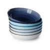 Best Pirce ❤️ Sweese Blue Gradient Porcelain Pasta Bowls 🛒