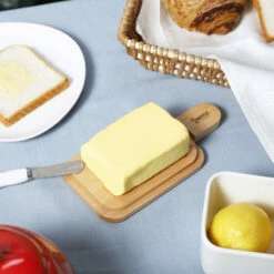 Cheap 😍 Sweese Rectangle Butter Dish With Handle 😀 -SWEESE Shop sweese butter dish with lid and handle 1